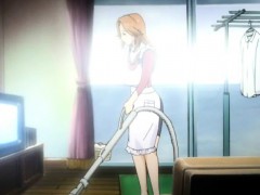 Horny hentai housewife masturbating pussy